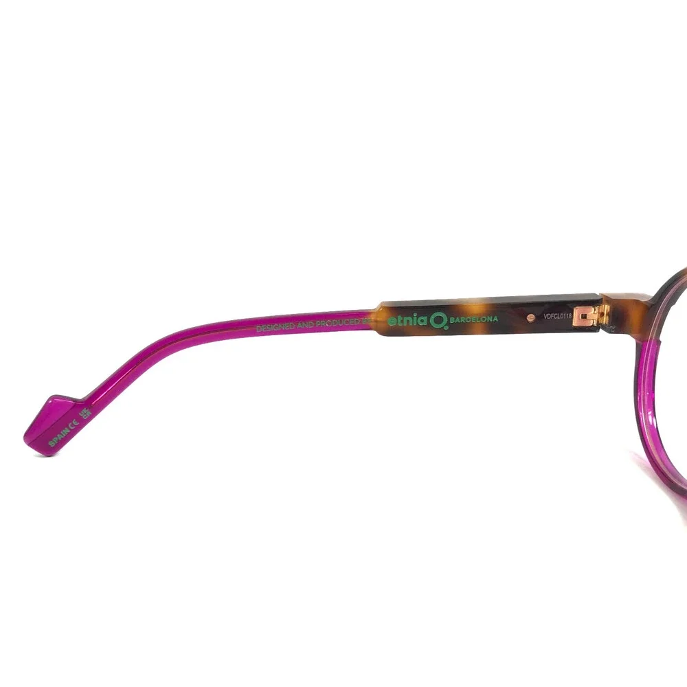 Etnia Barcelona Eyeglasses Frames CHROMA N40 HVVI Havana Violet Purple 48-20-140